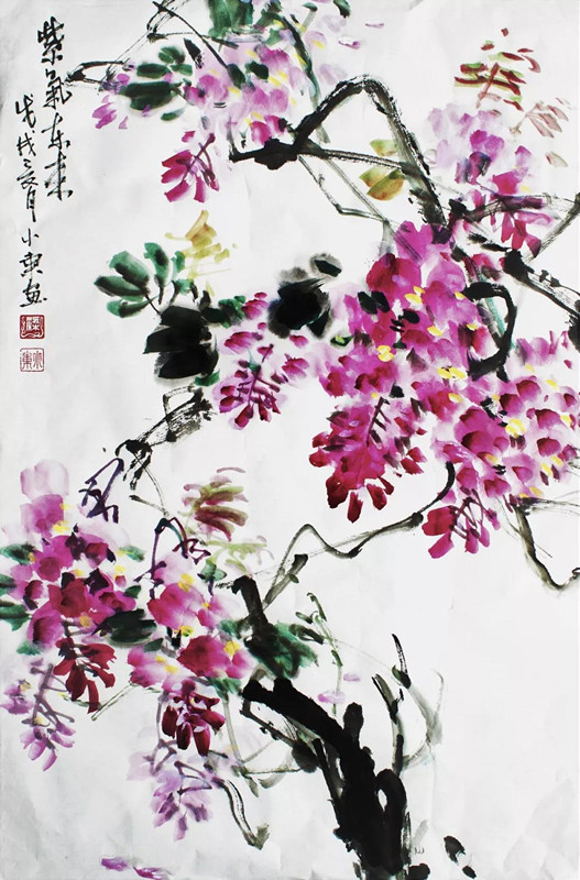 1534816686817486.jpg 進(jìn)貿(mào)通周末|著名國(guó)畫大師蒞臨進(jìn)貿(mào)通贈(zèng)《映日荷花》《紫氣東來》